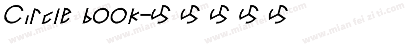 Circle book字体转换